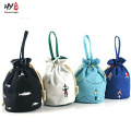 Simply portable canvas drawstring bag